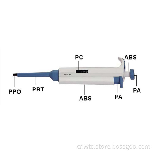 Adjustable Variable Volume Pipette: 0.5UL to 10UL Single-channel Pipettor